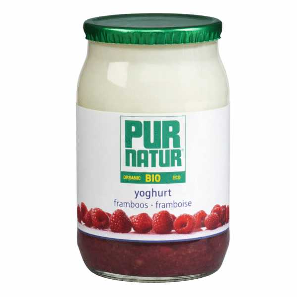 PUR BIO YOGHURT FRAMBOOS 150gr